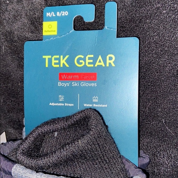 Tek Gear Boys ski gloves 8-20 NWT 3m insulation - Picture 5 of 5